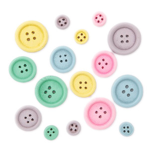 Guziki drewniane mix pastel (30 szt.) CEGU-015 Dalprint