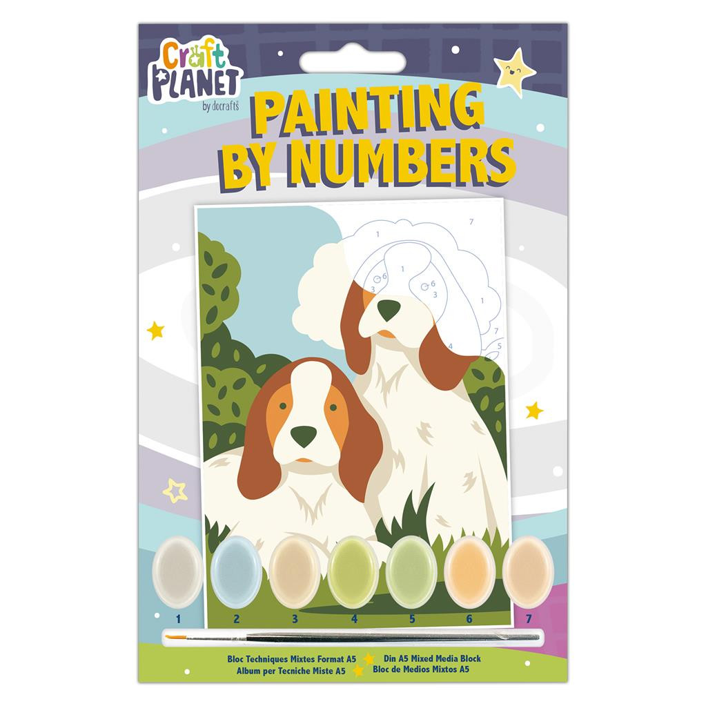 Zestaw do malowania  - Craft Planet - Dogs CPT-658700 Dalprint