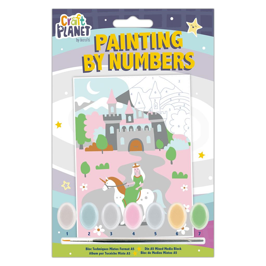 Zestaw do malowania-Craft Planet - Fairytale Castle CPT-658702 Dalprint