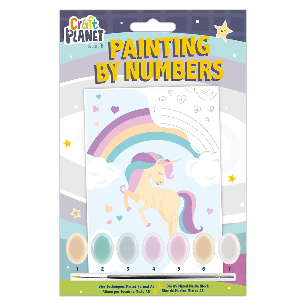 Zestaw do malowania  - Craft Planet - Unicorn CPT-658706 Dalprint