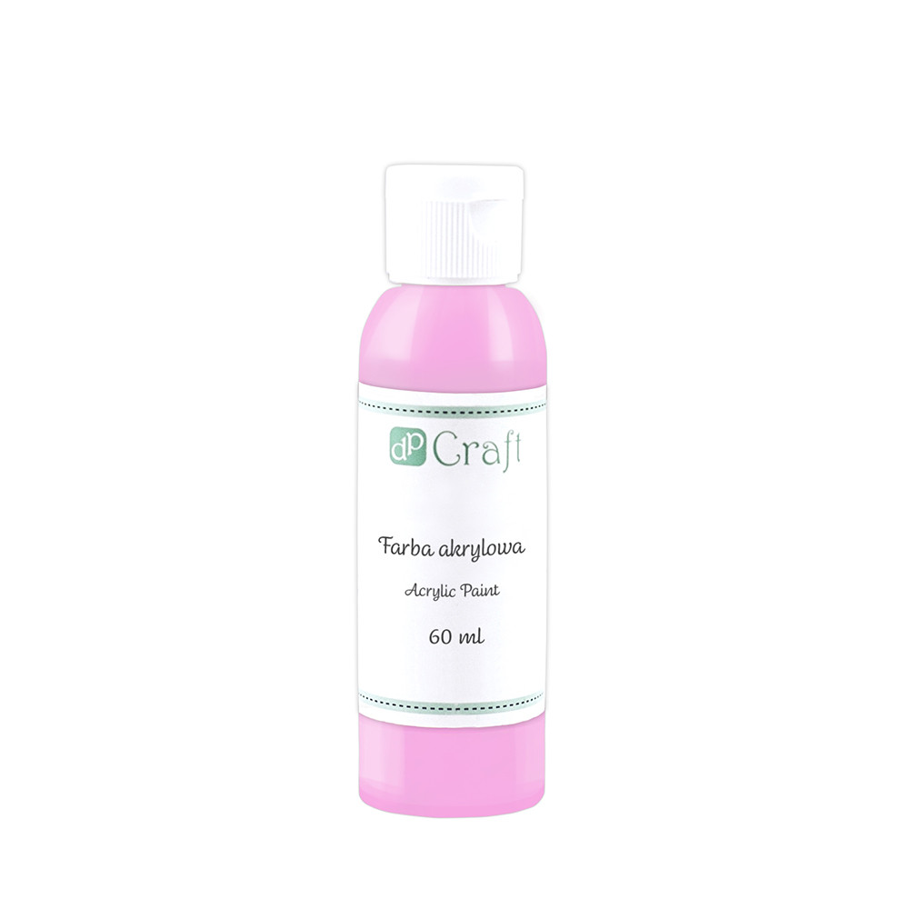 Farba akrylowa 60 ml Pudrowy róż DPFA-019 Dalprint