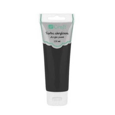 Farba akrylowa 120ml lamp black Dalprint