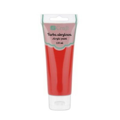 Farba akrylowa 120ml hot red Dalprint