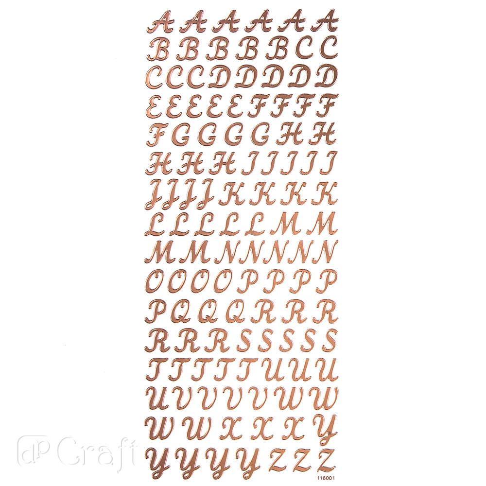 Naklejki - Alfabet (118szt.) DPNK-061 Dalprint