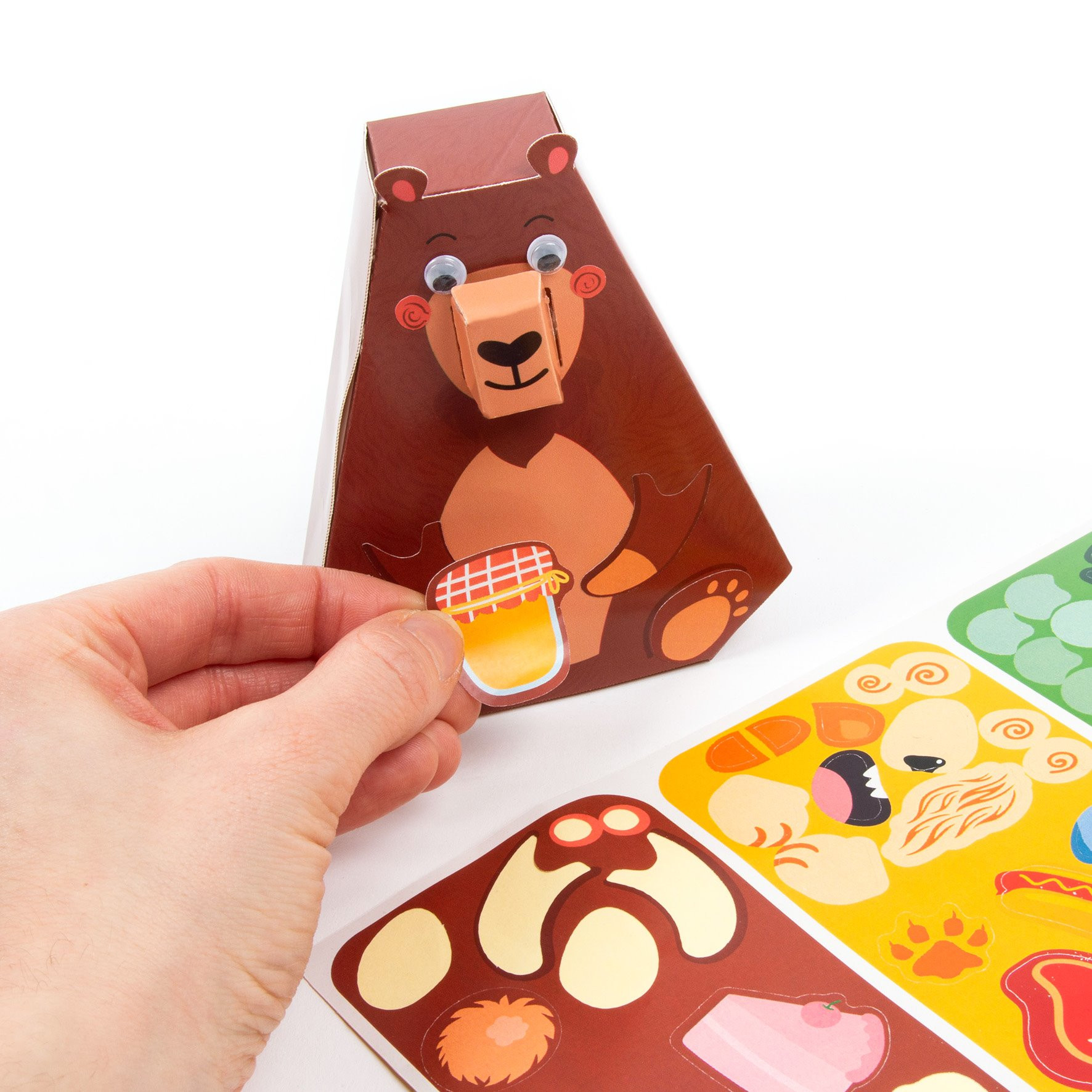 Figurka 3D z naklejkami ZOO Kidea F3DNZOKA Derform