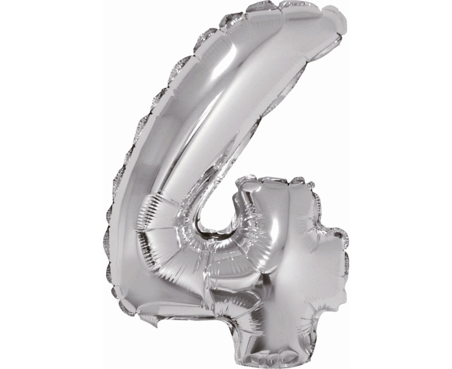 Balon foliowy ,,Cyfra 4" złota 91cm GoDan