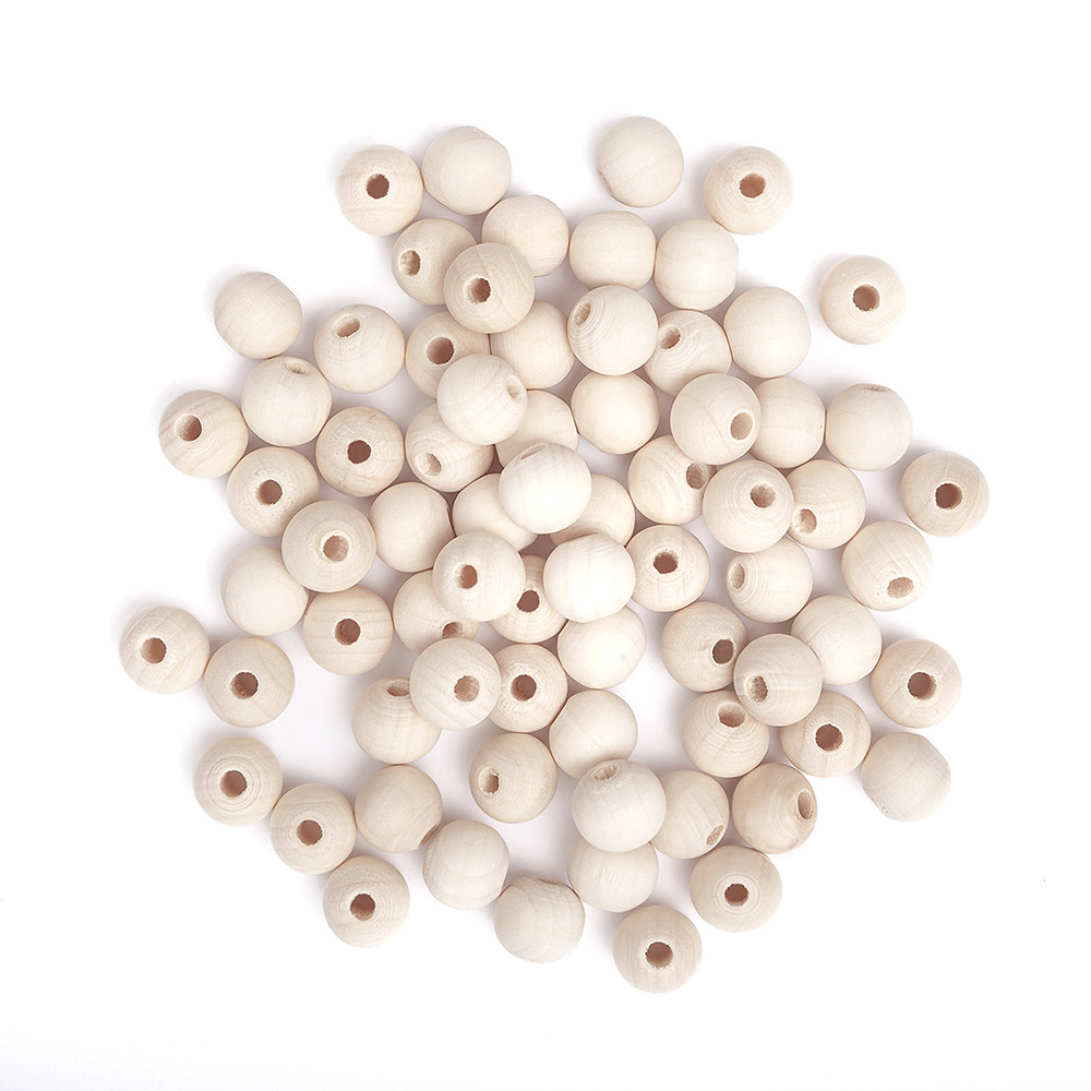 Drewniane koraliki kulki 12mm 40g. GRKO-103 Dalprint