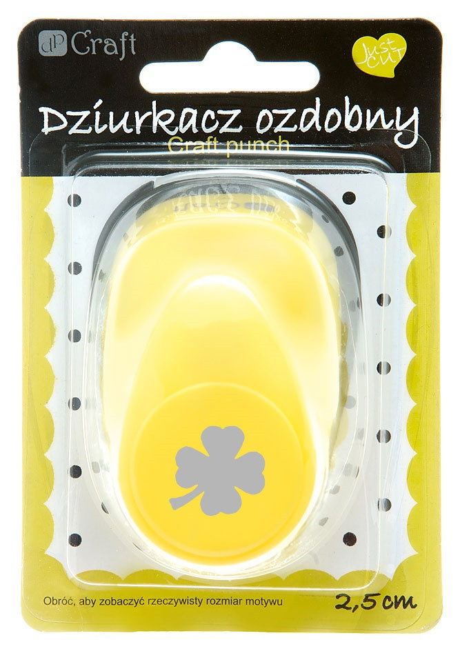 Dziurkacz ozdobny 2,5 cm Koniczyna 3 JCDZ-110-233 dpCraft