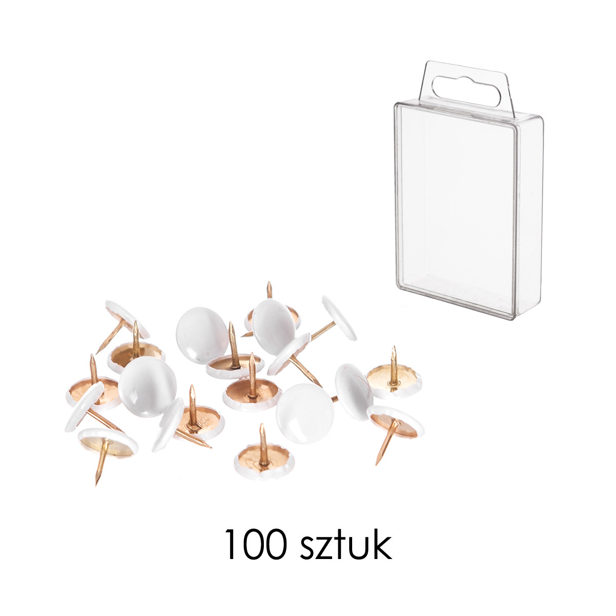Pinezki biała (100) Dalprint PKB304