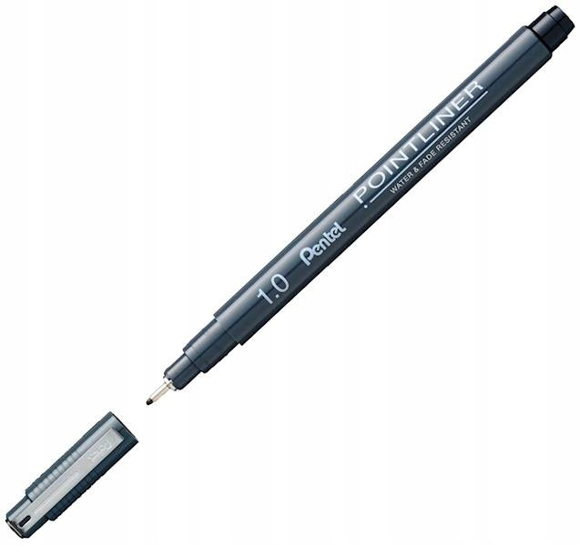 Cienkopis Pointliner 1mm czarny S20P-10A Pentel