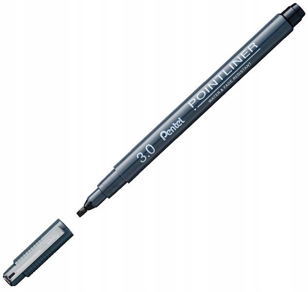 Cienkopis Pointliner 3mm czarny S20P-C30A Pentel
