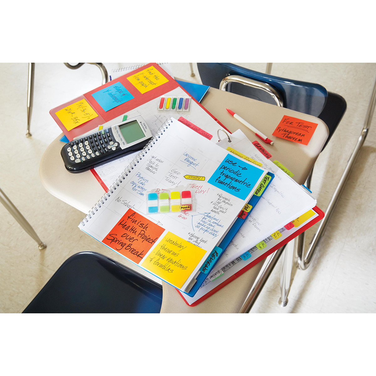 Karteczki samoprzylepne Post-it Super Sticky Z-Notes Playful 76x76mm 6x90k