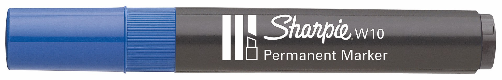Marker permanentny Sharpie W10 ścięty niebieski