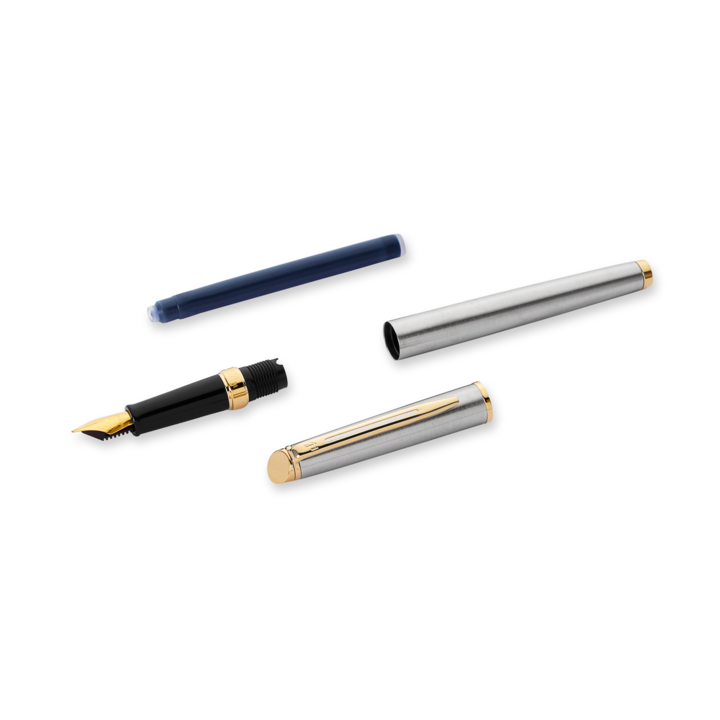 Pióro wieczne Waterman Hemisphere stalowe GT (F)