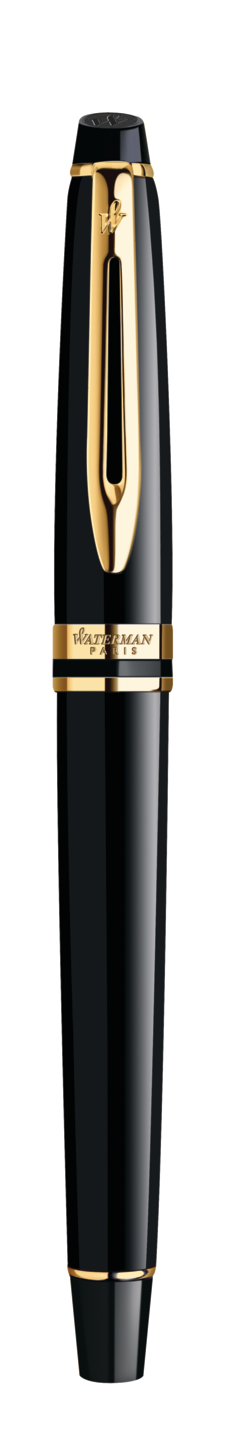 Pióro wieczne Waterman Expert czarny GT (F)