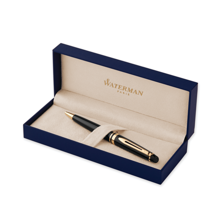Długopis Waterman Expert czarny GT