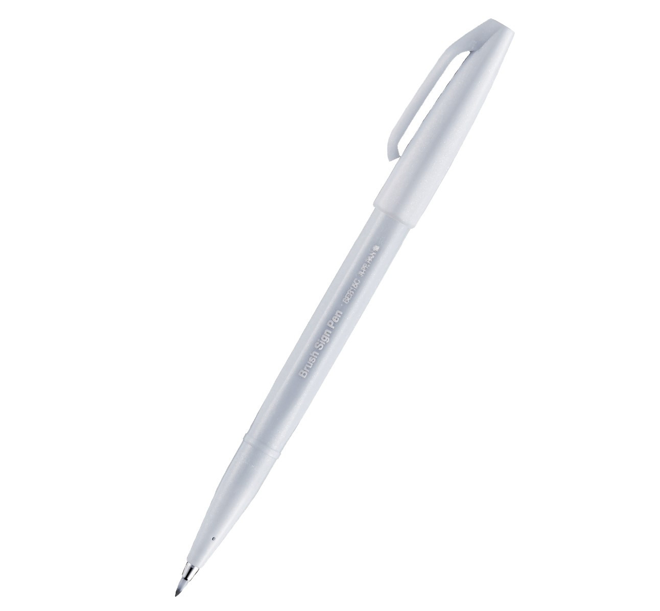 Pisak Brush Pen SES15C-N2X Pentel jasnoszary