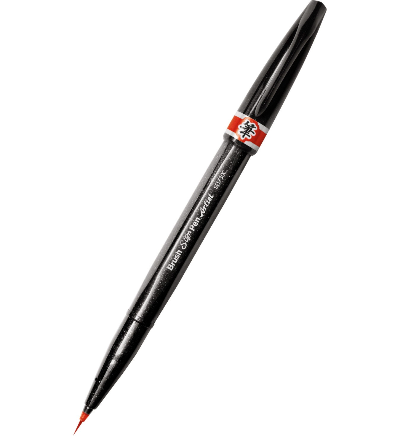 Pisak Brush Sign Pen Artist Pentel czerwony