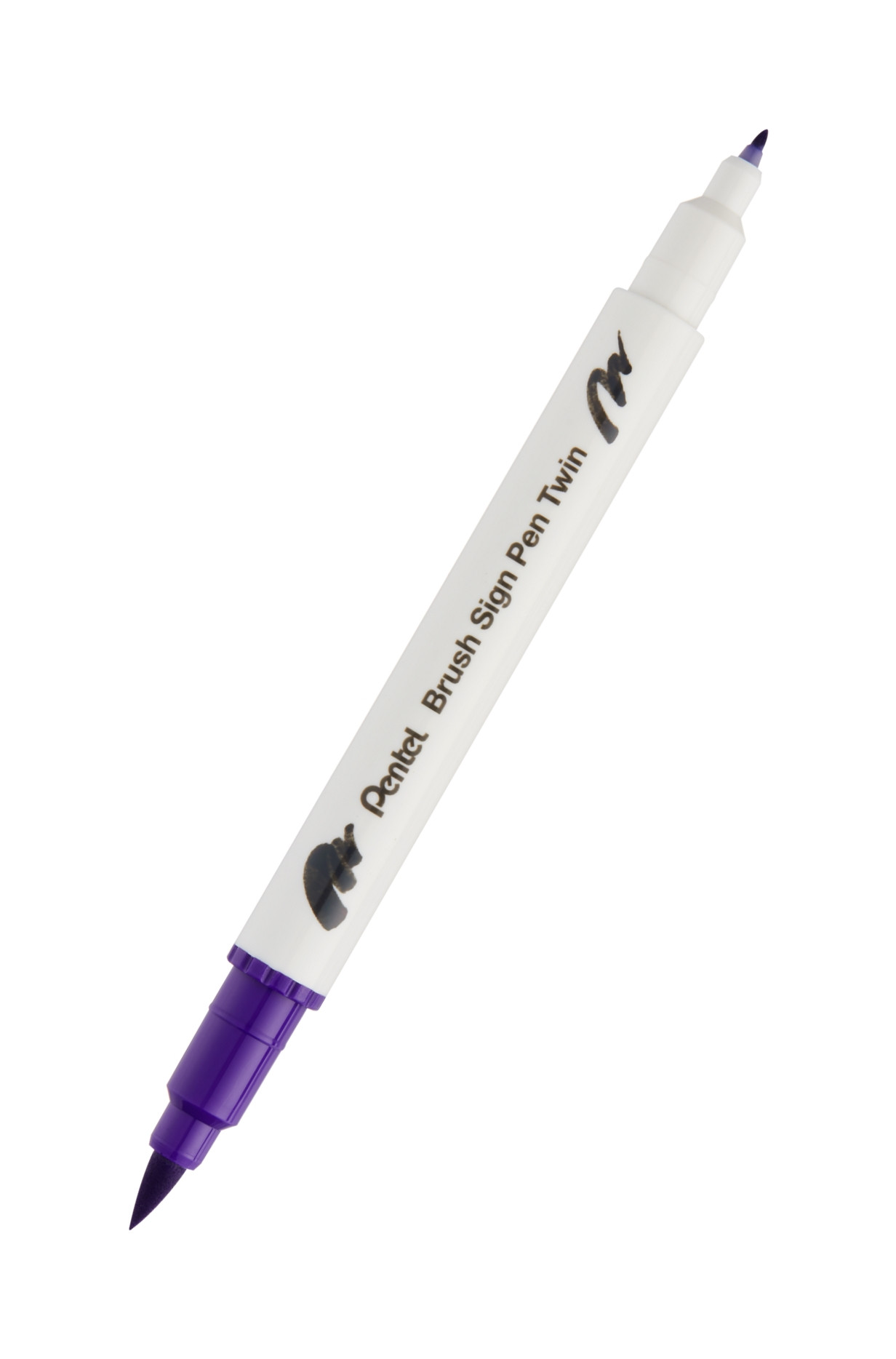 Pisak Brush dwustronna końcówka SESW30C-T108 Pentel Fioletowy