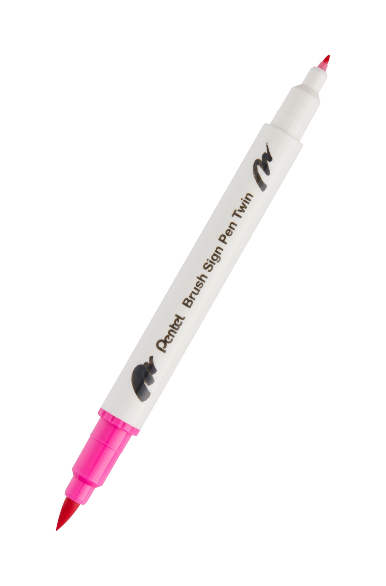 Pisak Brush dwustronna końcówka SESW30C-T109 Pentel Różowy
