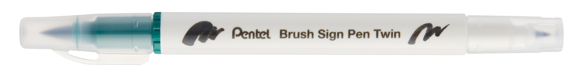 Pisak Brush dwustronna końcowka SESW30C-T125 Pentel Ciemnozielony