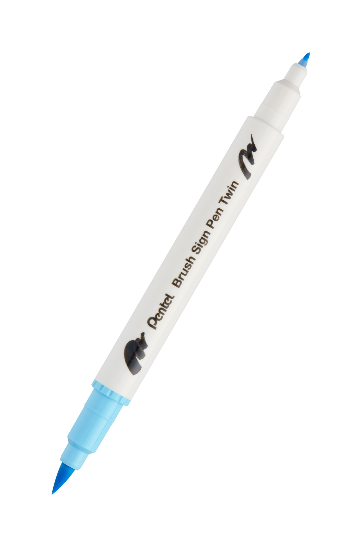 Pisak Brush dwustronna końcówka SESW30C-T136 Pentel Baby Blue