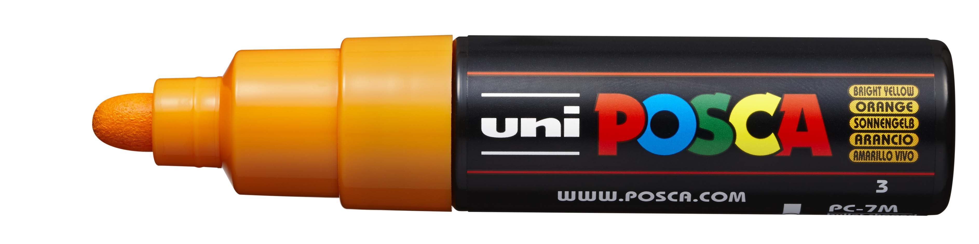 Marker Posca PC-7M nr3 Uni ciemnożółty