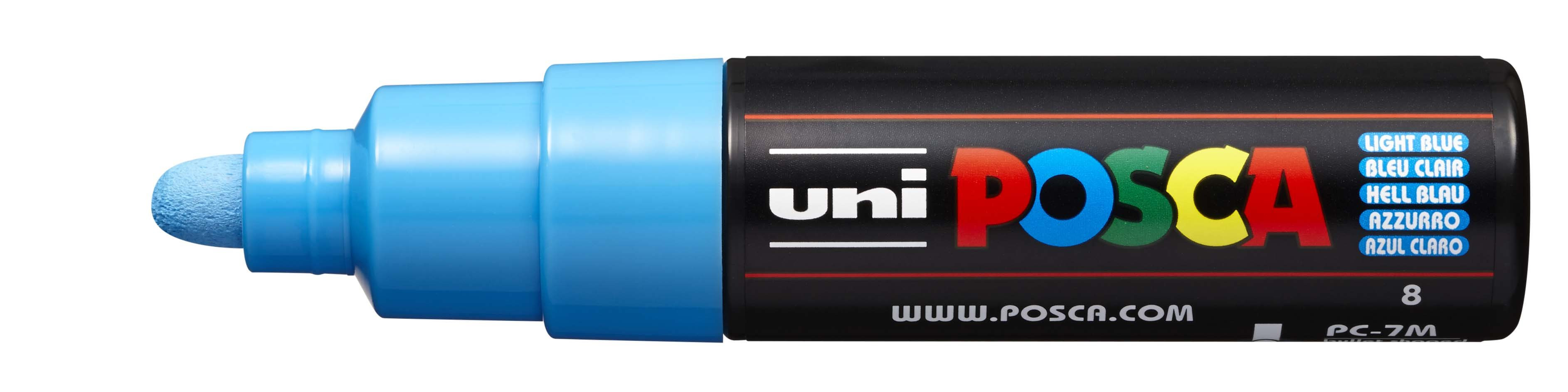 Marker Posca PC-7M nr8 Uni jasnoniebieski