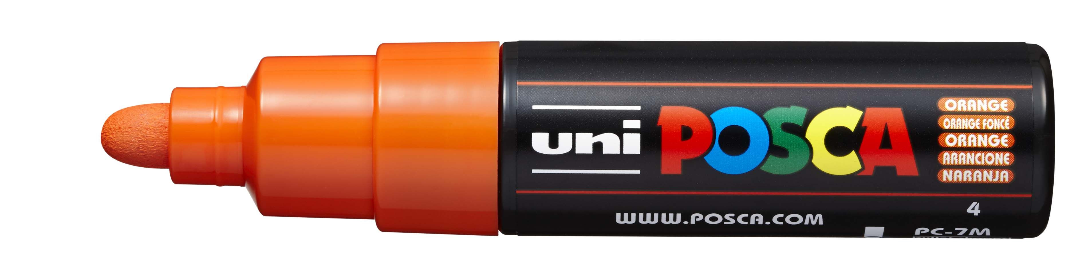 Marker Posca PC-7M nr4 Uni pomarańczowy