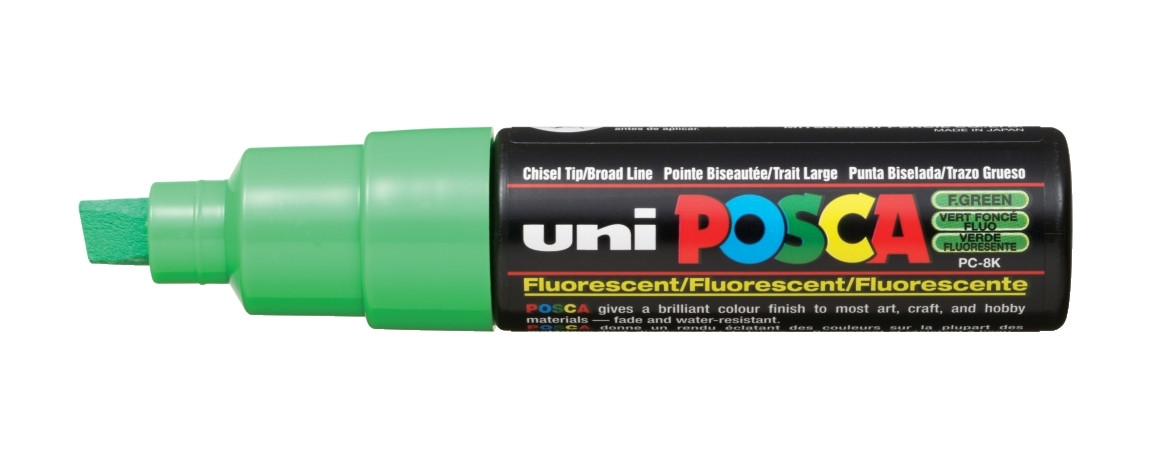 Marker Posca PC-8K fluo zielony nr f6 Uni fluo zielony