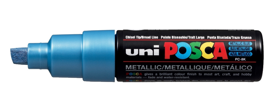 Marker Posca PC-8K nr m33 Uni niebieski metaliczny