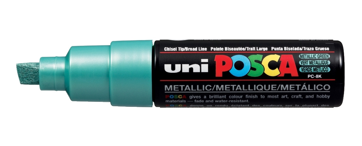 Marker Posca PC-8K nr m6 Uni zielony metaliczny