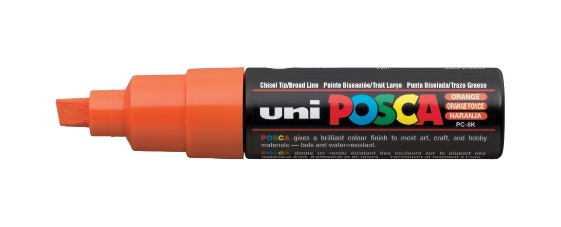 Marker Posca PC-8K nr 4 Uni pomarańczowy