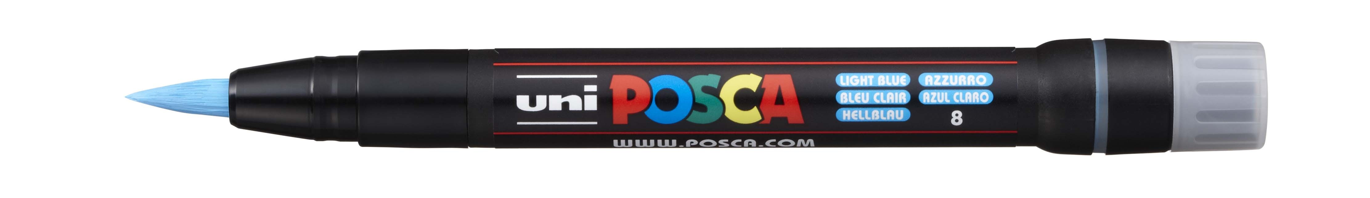 Marker z farbą plakatową Uni Posca, PCF-350 niebieski