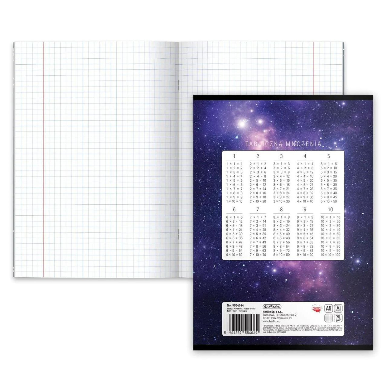 Zeszyt A5/32 w kratkę The Hero Herlitz