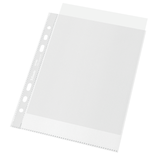 Koszulka Esselte 100% Recycled Premium A5/100 groszkowa 70mic