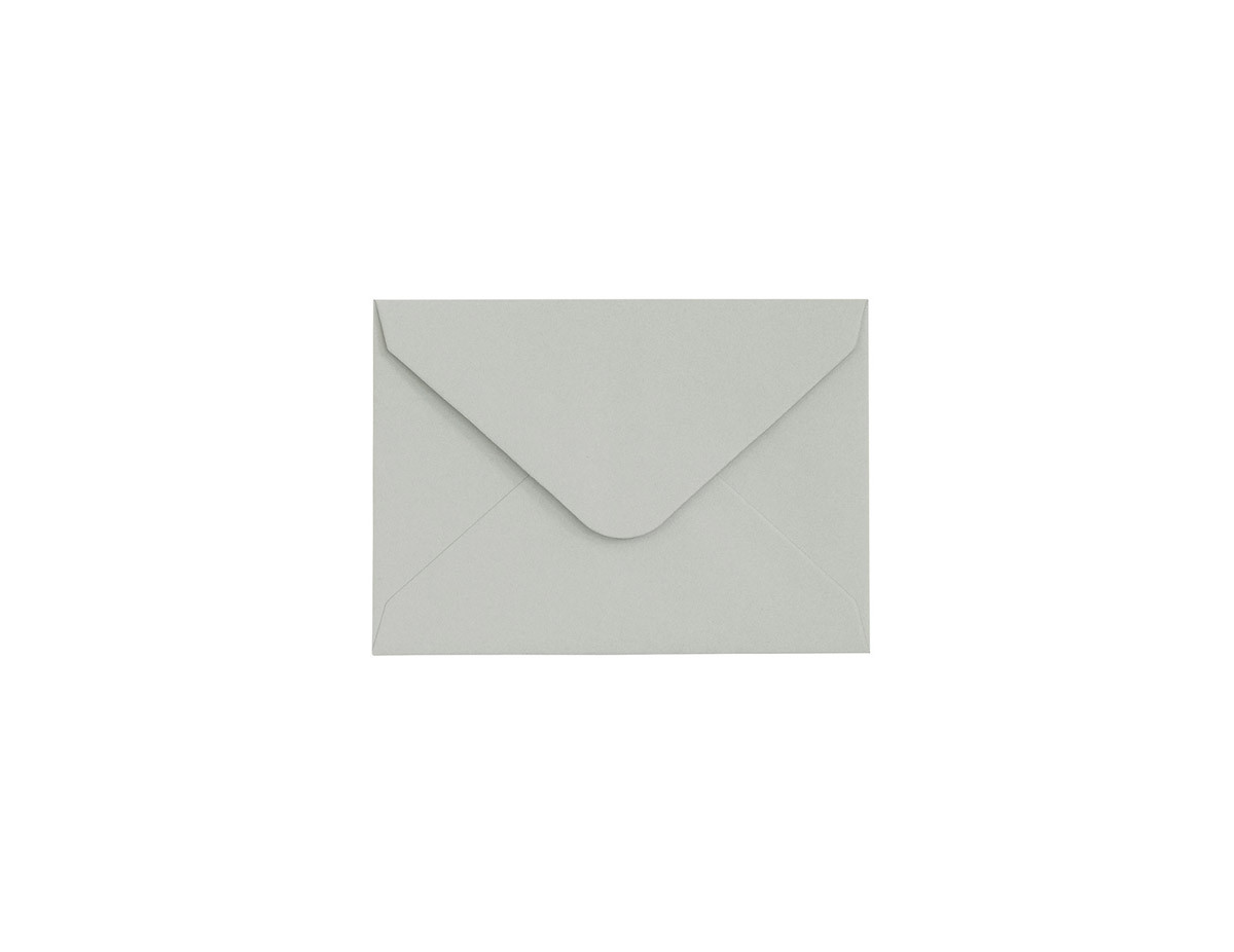 Koperta 70x100 mm jasnoszara satynowana 130g/10szt. Argo