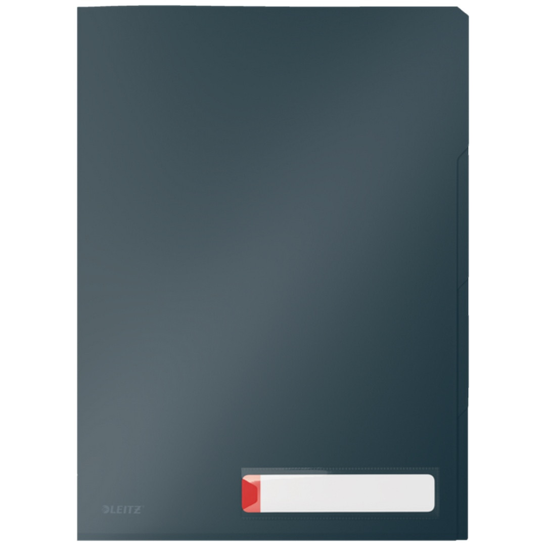 Folder A4 z 3 przegródkami Leitz Cosy szary