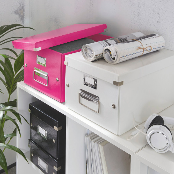 Pudło uniwersalne Leitz Click&Store WOW różowe