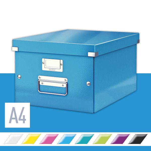Pudło uniwersalne Leitz Click&Store WOW niebieskie