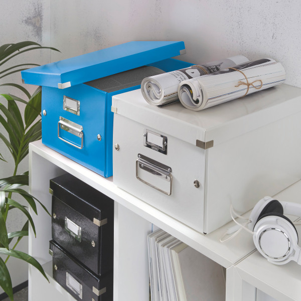 Pudło uniwersalne Leitz Click&Store WOW niebieskie