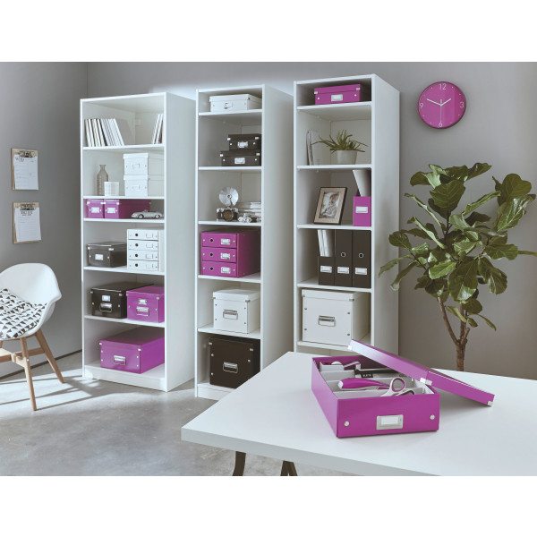 Pudełko na DVD Leitz Click & Store Wow fioletowe