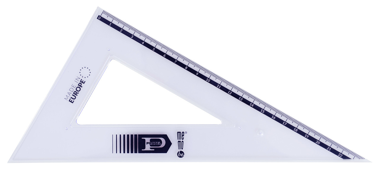 Zestaw kreślarski MemoBe z linijką 30cm Pratel
