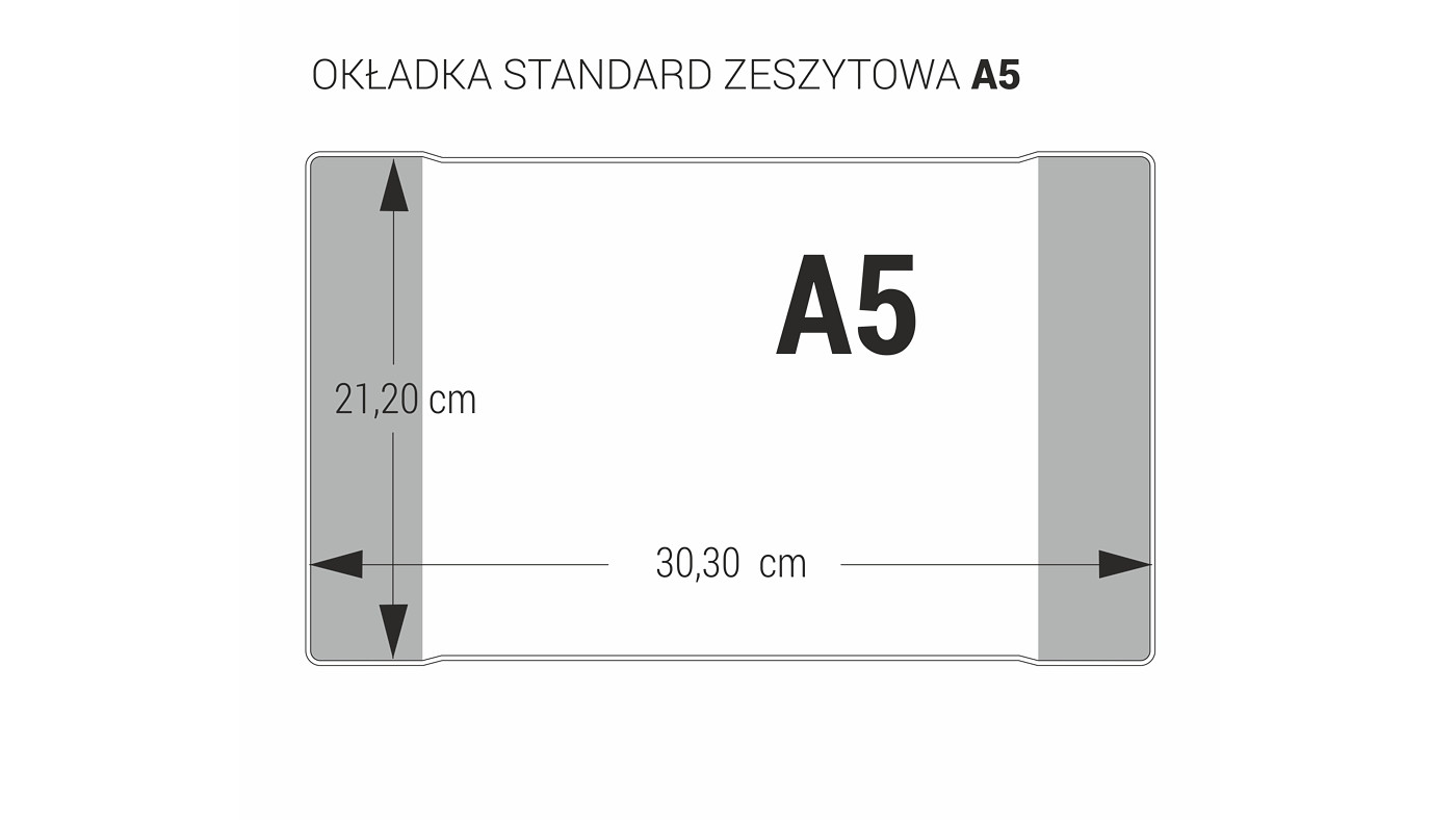 Okładka na zeszyt A5 10szt. Biurfol