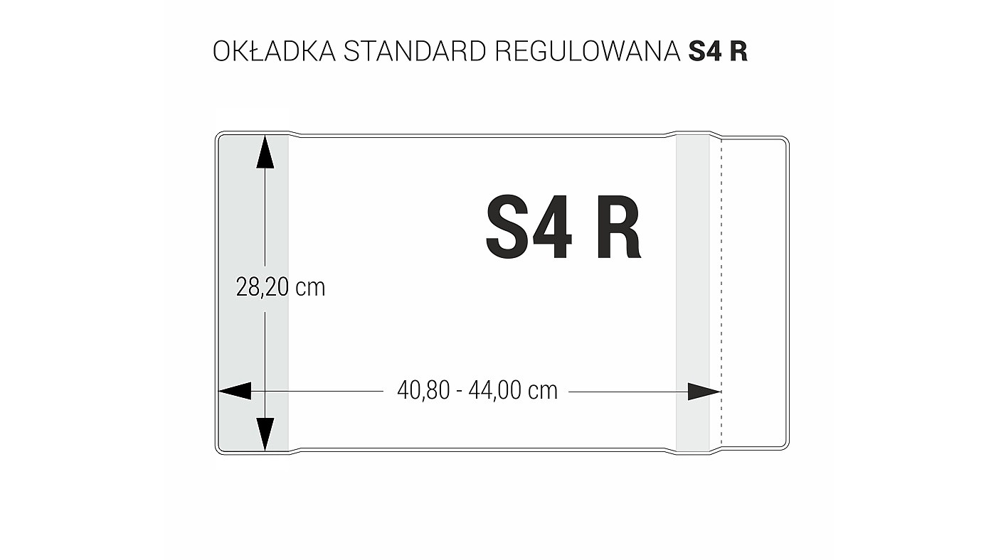 Okładka na zeszyt S4-282 25szt. Biurfol