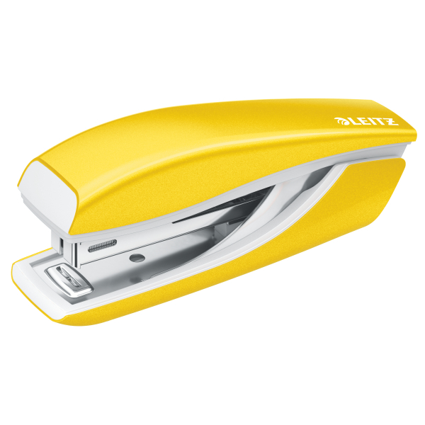 Zszywacz metalowy mini Leitz NeXXt WOW żółty