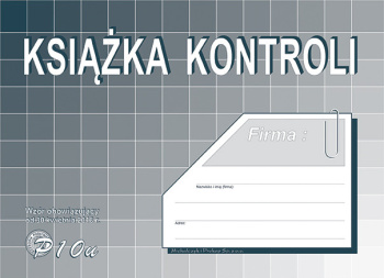 Książka kontroli MiP P10-U A5