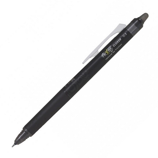 Pióro kulkowe Frixion Point clicker synergy 0,5 czarny Pilot