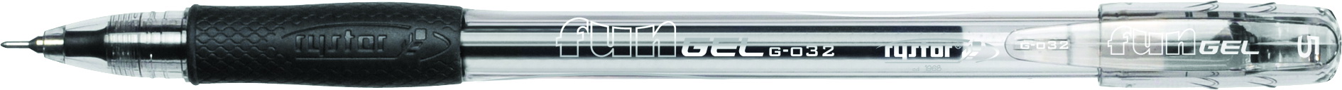 Długopis żelowy Rystor Fun Gel GZ-032, 428 czarny