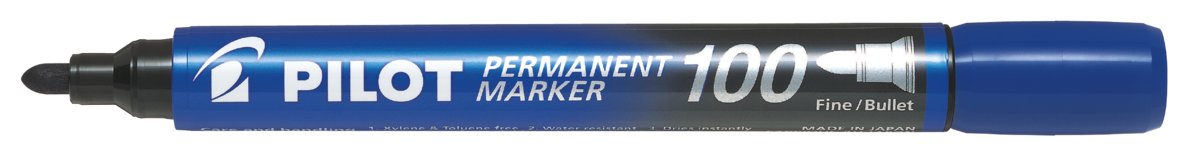 Marker permanentny SCA-100 niebieski Pilot